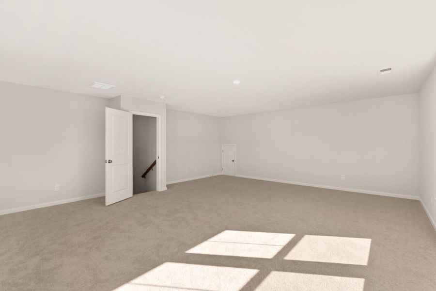 Spacious, unfurnished interior of a new home in Heron's Walk at Summers Corner: Coastal Collection, Summerville (Image 46). Spacious, unfurnished interior of a new home in Heron's Walk at Summers Corner: Coastal Collection, Summerville (Image 46).