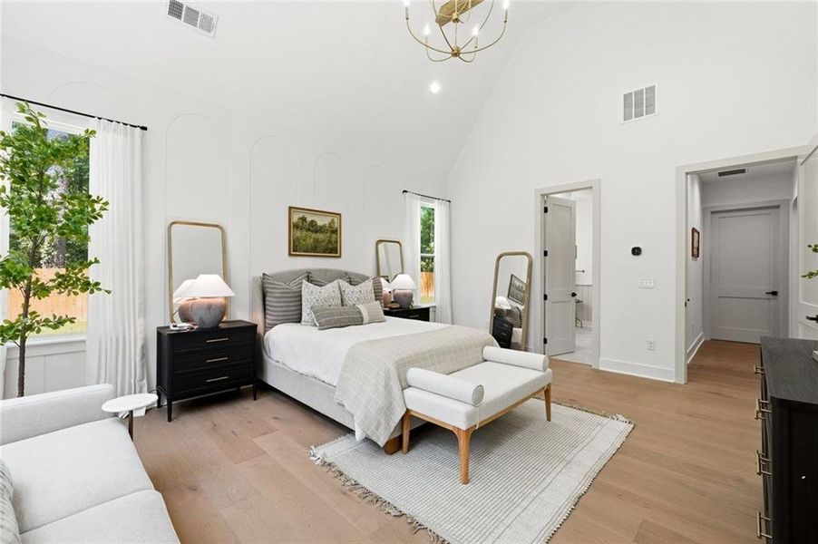 Furnished interior view inside a new home in , Powder Springs (Image 22).