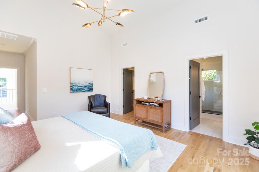 Furnished interior view inside a new home in , Charlotte (Image 8).