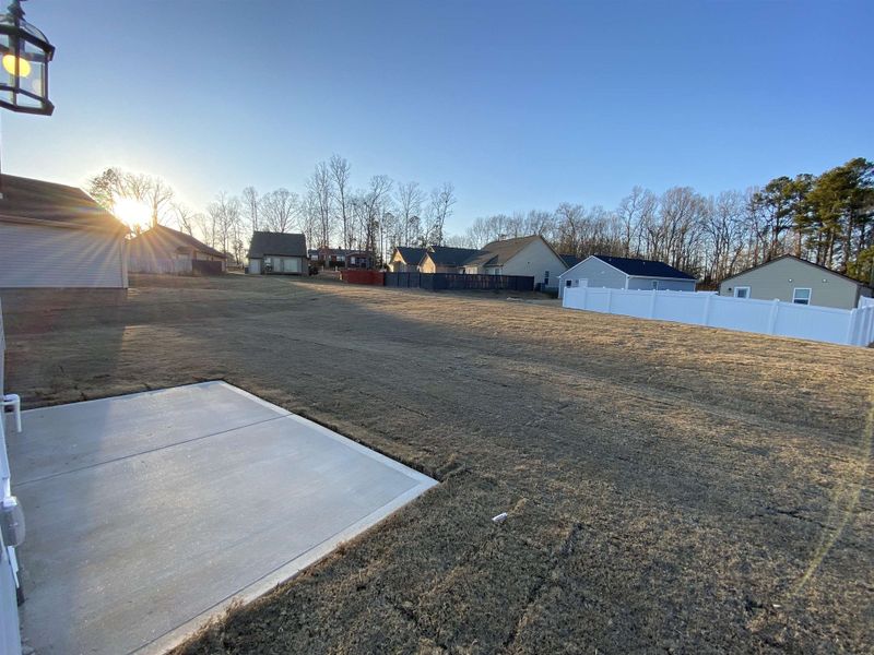 Exterior details and patio area of a home in Gentry Place, Spartanburg (Image 3).