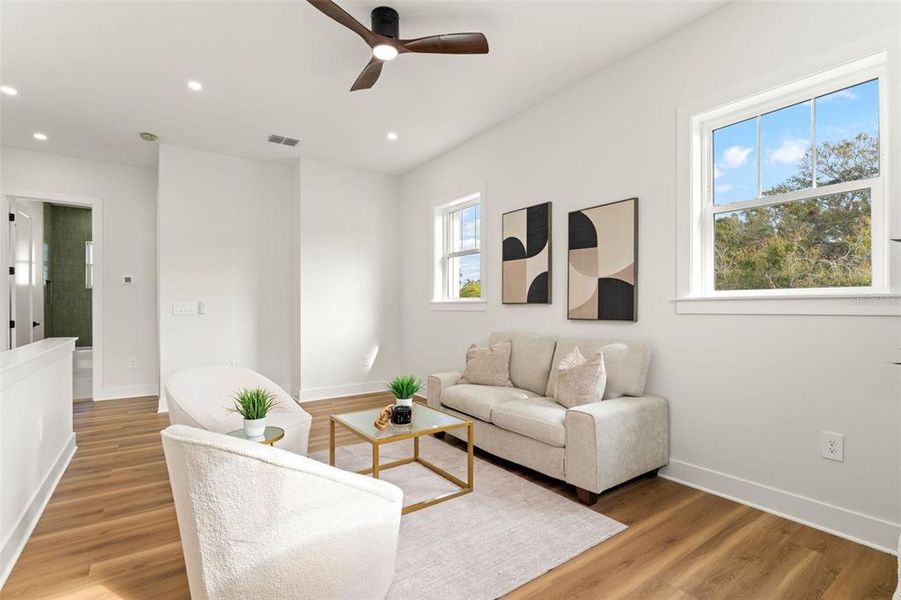 Furnished interior view inside a new home in , Seminole (Image 39).