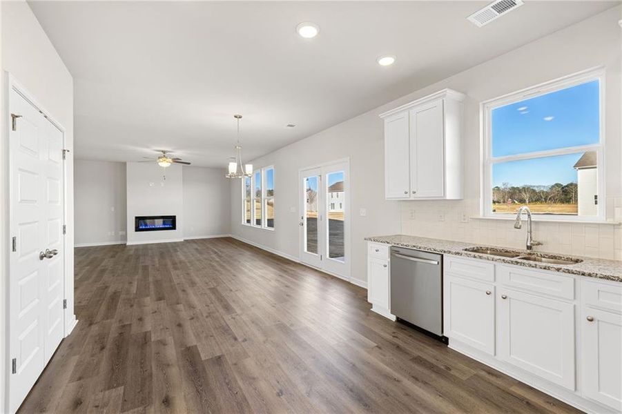 Furnished interior view inside a new home in Highland Park, Stonecrest (Image 7).
