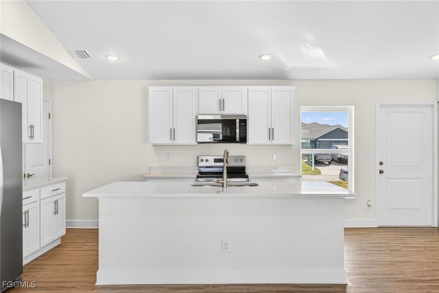 Furnished interior view inside a new home in Cape Coral, Cape Coral (Image 10). Furnished interior view inside a new home in Cape Coral, Cape Coral (Image 10).