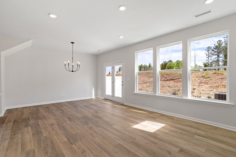 Spacious, unfurnished interior of a new home in Sweetbrier, Durham (Image 16).