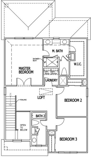 2D floor plan layout of this home in Park Hill Commons, San Antonio, TX (Image 3). 2D floor plan layout of this home in Park Hill Commons, San Antonio, TX (Image 3).