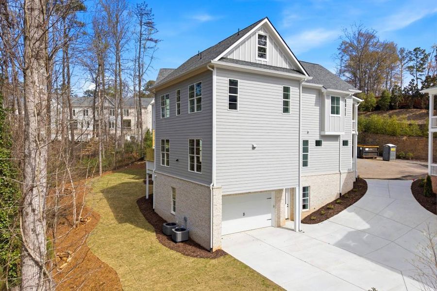 Exterior details and patio area of a home in , Roswell (Image 21).