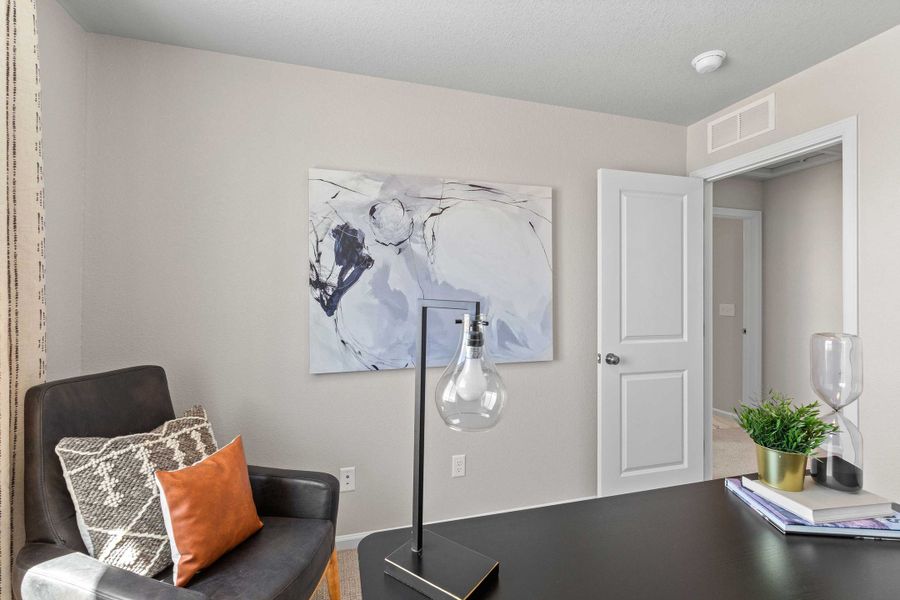 Furnished interior view inside a new home in Banning Lewis Ranch - New Homes Colorado Springs, Colorado Springs (Image 4).