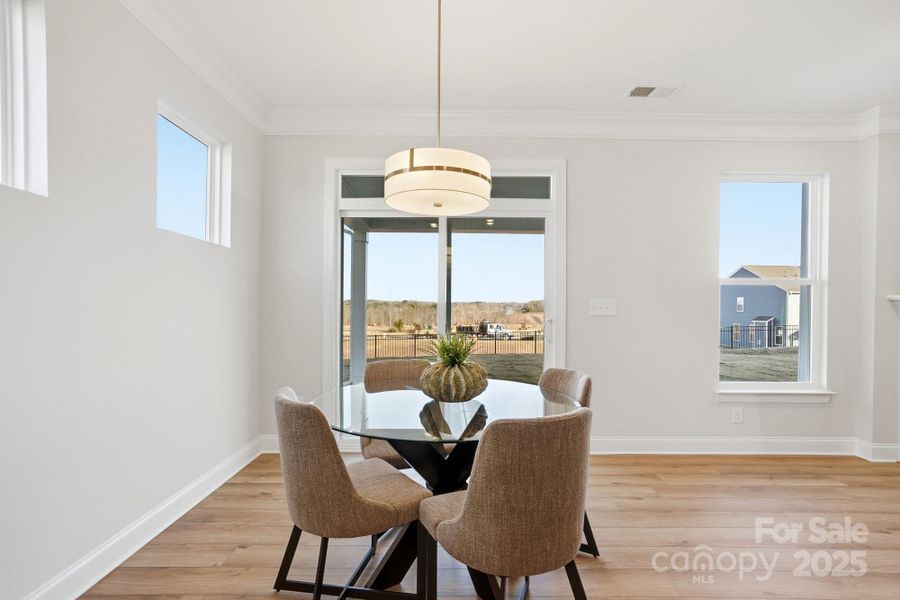 Furnished interior view inside a new home in The Meadows at Laurelbrook, Sherrills Ford (Image 32).