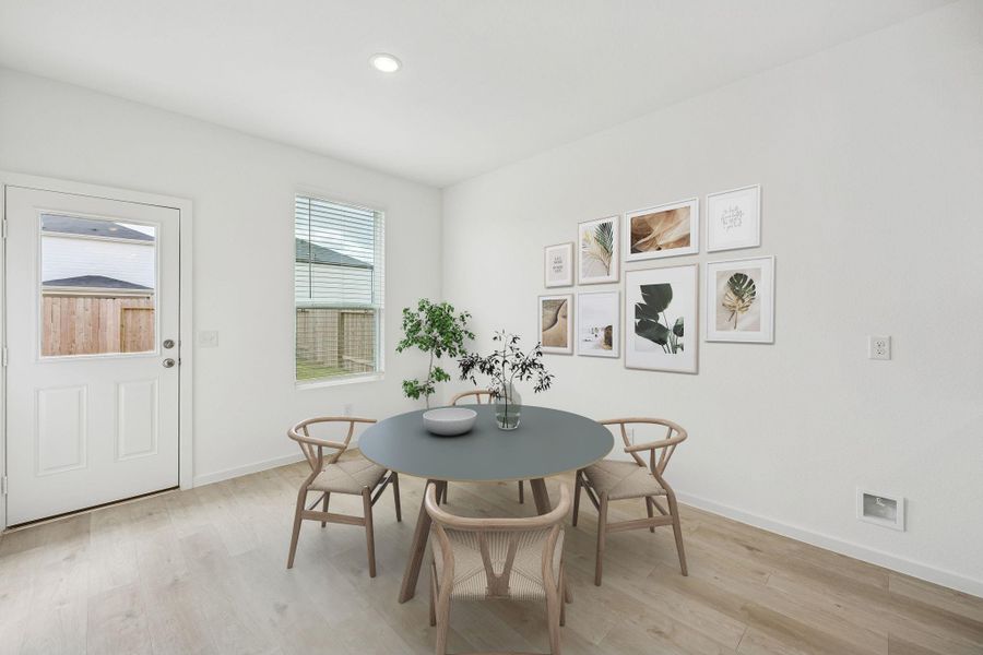 MODEL HOME images may NOT be consistent with the finished product.