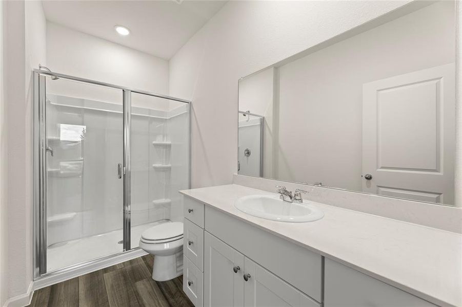 Furnished interior view inside a new home in Noble Ridge, Howe (Image 4).