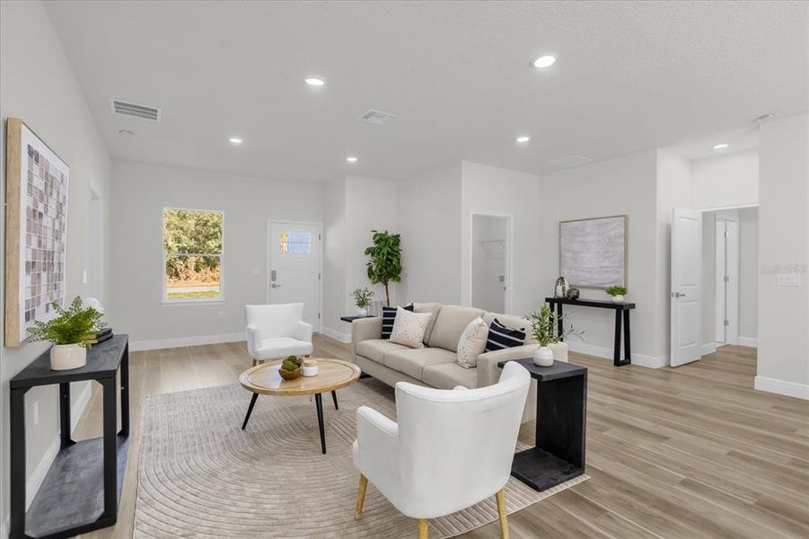 Furnished interior view inside a new home in , Citrus Springs (Image 14).