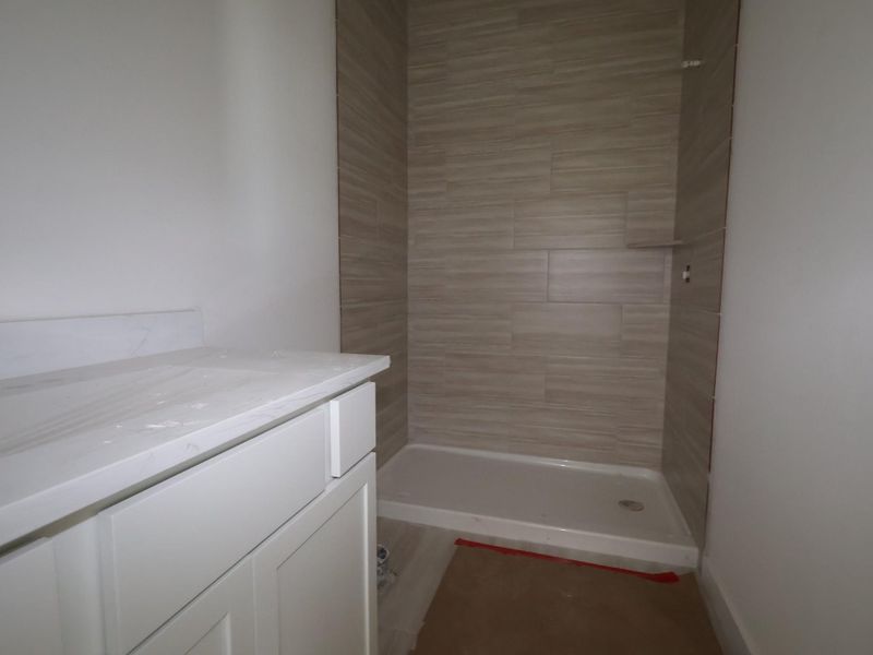 In-progress construction of a new home in Barksdale, Leander, TX (Image 28).