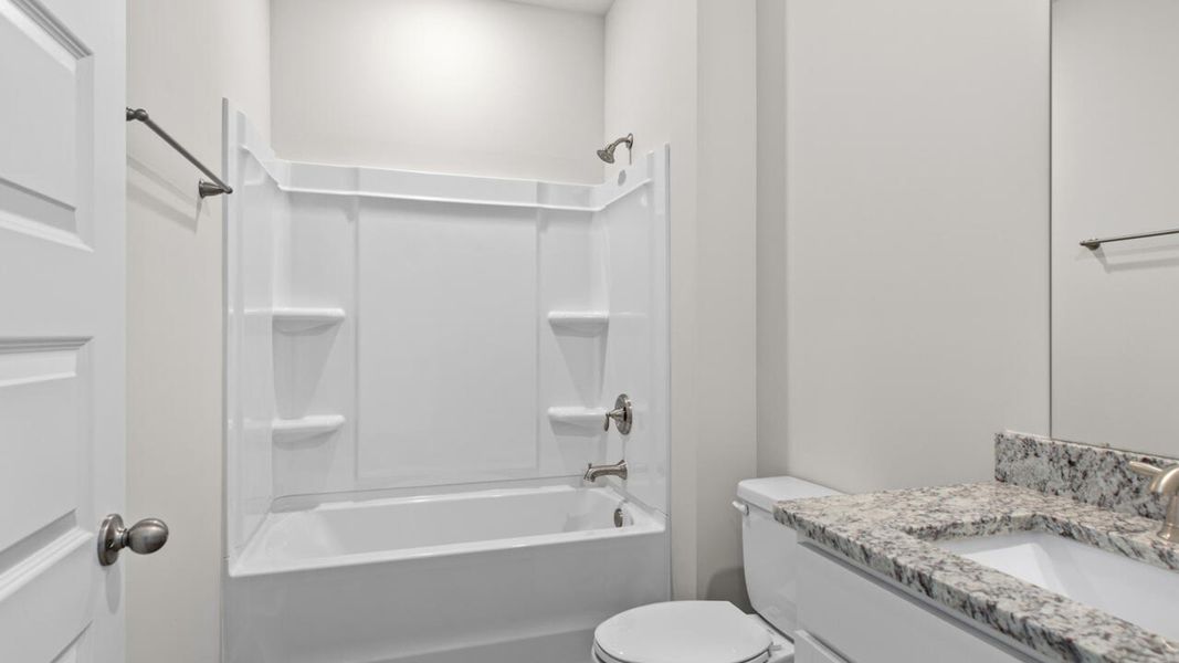 Furnished interior view inside a new home in Indigo Preserve, Leland (Image 12).