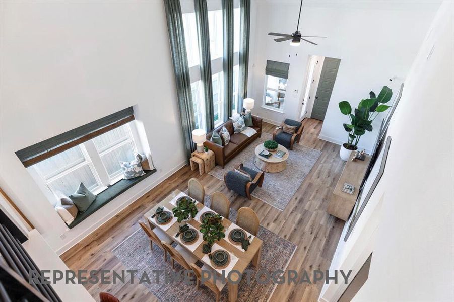 Furnished interior view inside a new home in Wellington, Haslet (Image 14).