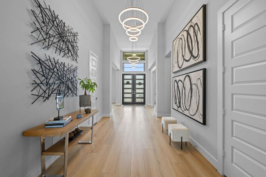 Furnished interior view inside a new home in , Cypress (Image 40).