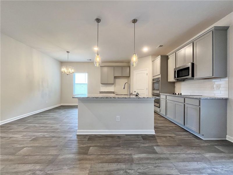 Furnished interior view inside a new home in River Walk Farm, Covington (Image 8).