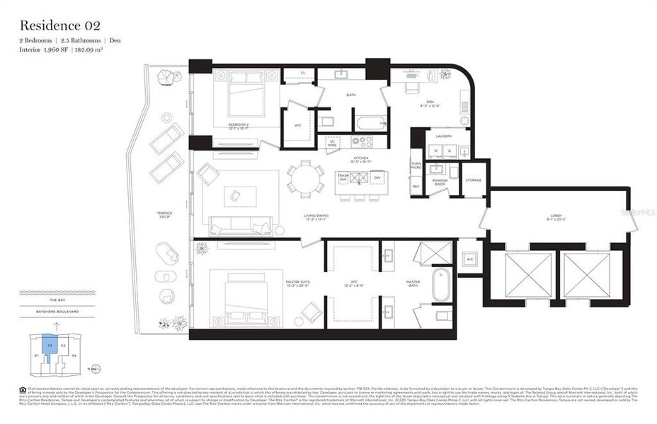 2D floor plan layout of this home in , Tampa, FL (Image 6).
