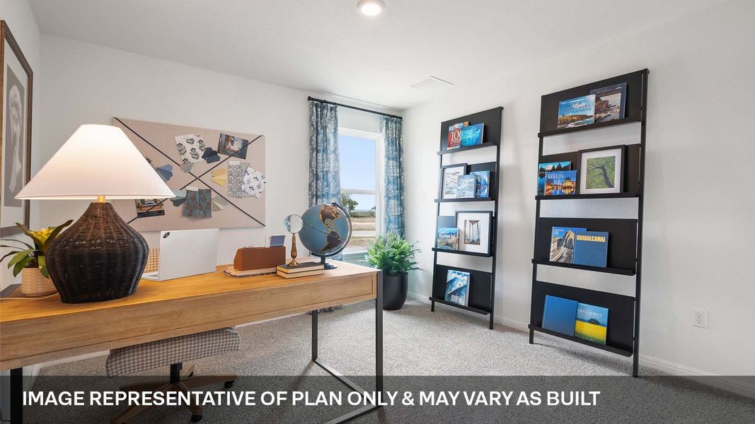 Furnished interior view inside a new home in Monarch Ranch, Manor (Image 6).