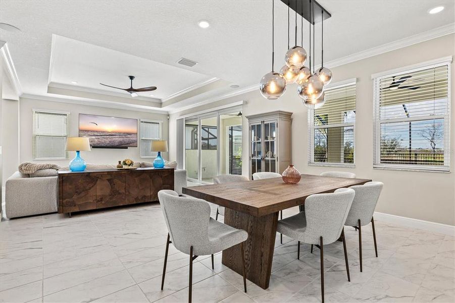 Furnished interior view inside a new home in , Bradenton (Image 9).