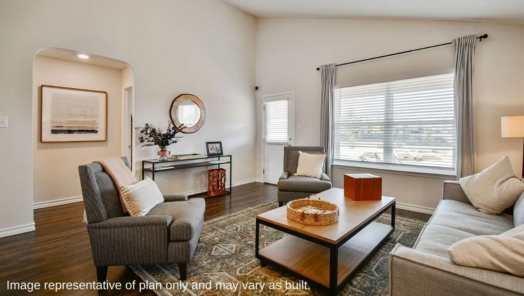 Furnished interior view inside a new home in Avenida, Converse (Image 7).