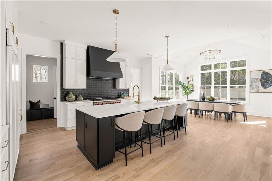 Furnished interior view inside a new home in , Atlanta (Image 8). Furnished interior view inside a new home in , Atlanta (Image 8).