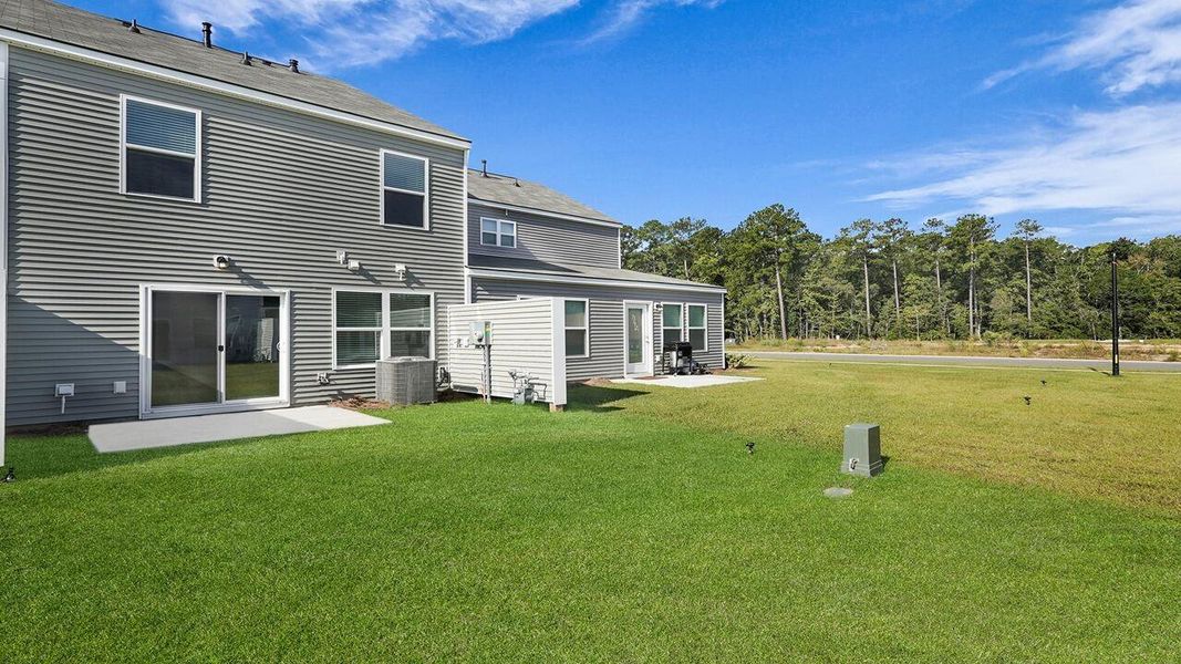 Exterior details and patio area of a home in , Summerville (Image 22). Exterior details and patio area of a home in , Summerville (Image 22).