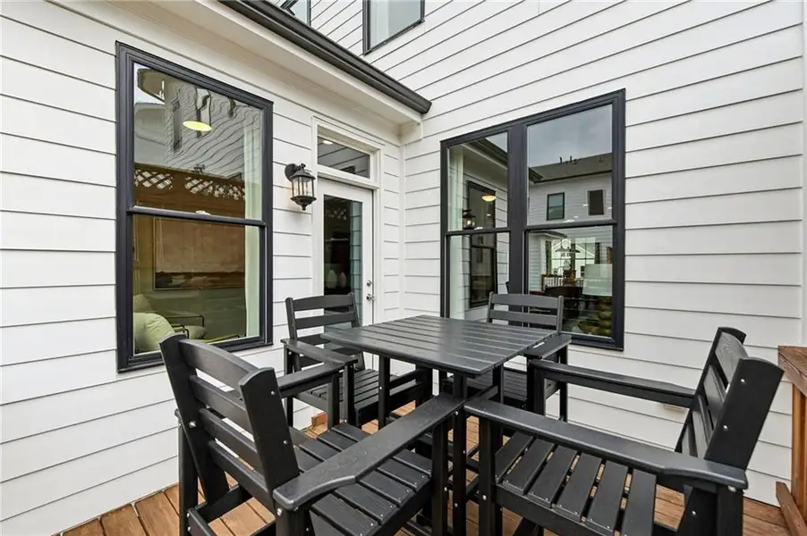 Exterior details and patio area of a home in Palisades, Cumming (Image 3). Exterior details and patio area of a home in Palisades, Cumming (Image 3).