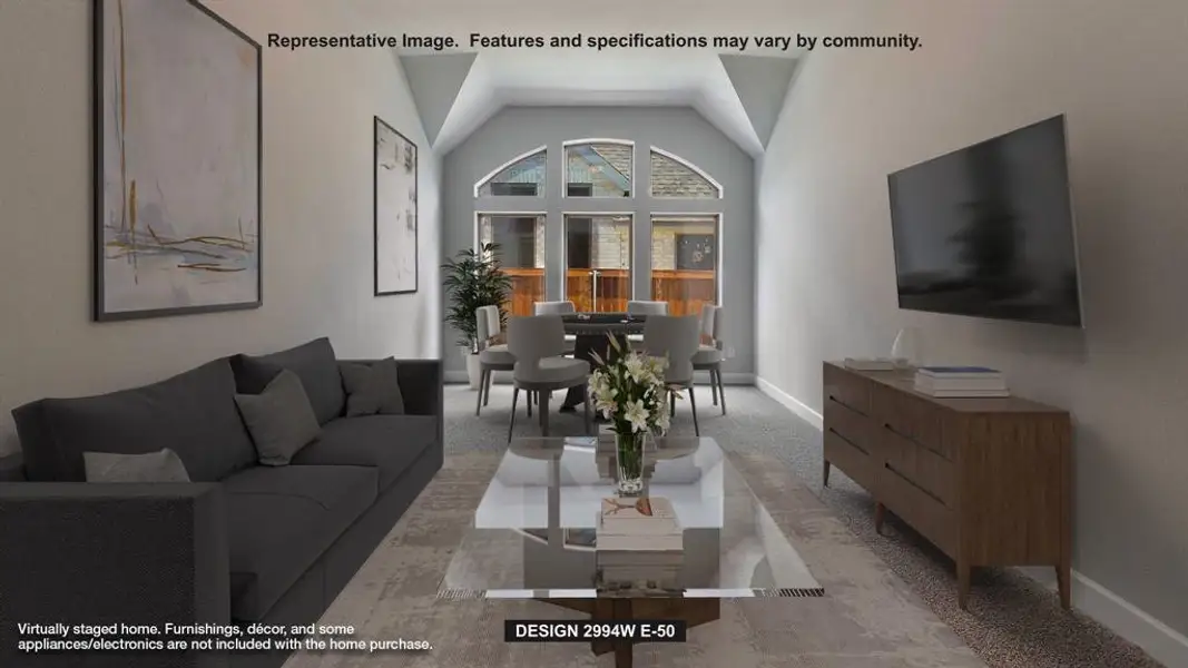 Furnished interior view inside a new home in Hillstead, Lavon (Image 5).