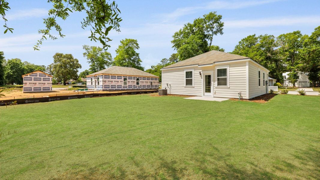 Front exterior of a new home in North Shore, Summerton, SC, highlighting curb appeal (Image 18).