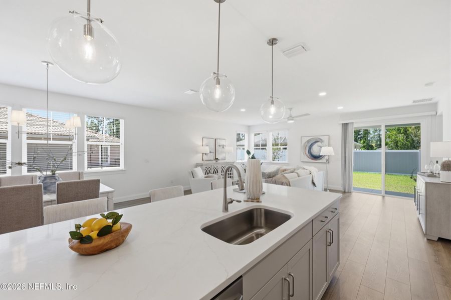 Furnished interior view inside a new home in Palm Coast Homes, Palm Coast (Image 20).