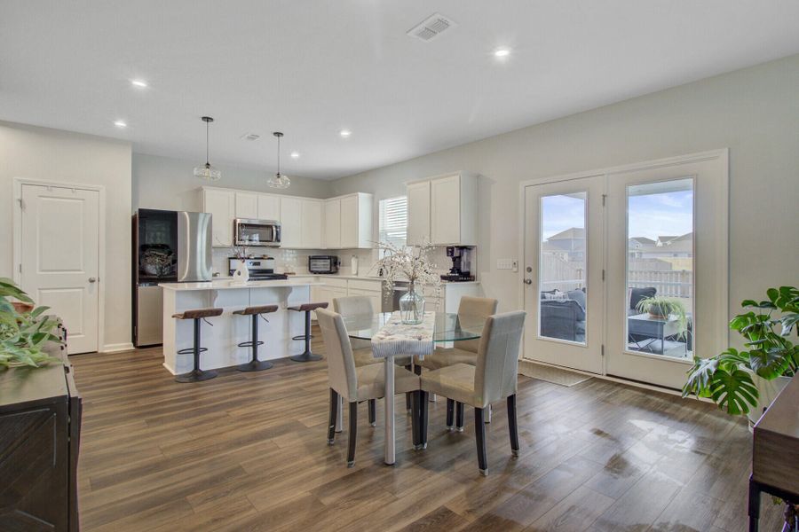 Furnished interior view inside a new home in Sanctuary Cove at Cane Bay, Summerville (Image 34).