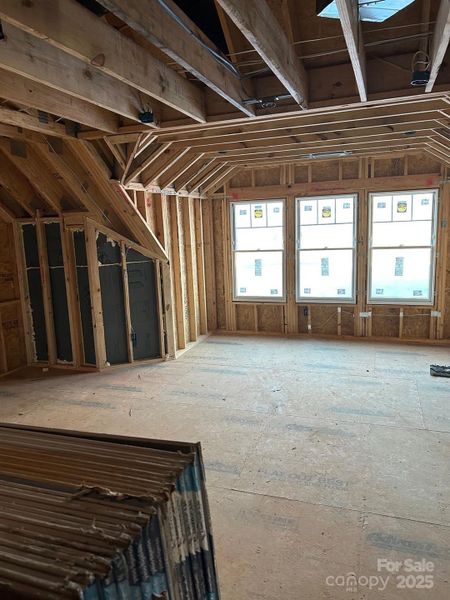 In-progress construction of a new home in The Courtyards at Hodges Farm, Charlotte, NC (Image 11).