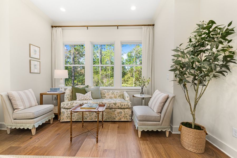 Representative furnished interior of a home built from the Seaside by Riverside Homes in Hidden Creek at SilverLeaf, St. Augustine (Image 52). Representative furnished interior of a home built from the Seaside by Riverside Homes in Hidden Creek at SilverLeaf, St. Augustine (Image 52).