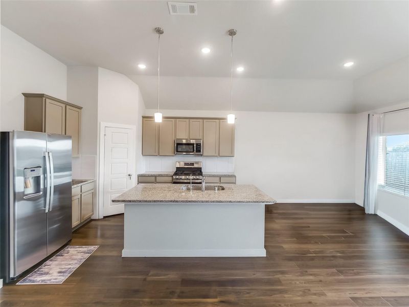 Furnished interior view inside a new home in Marvida, Cypress (Image 15).