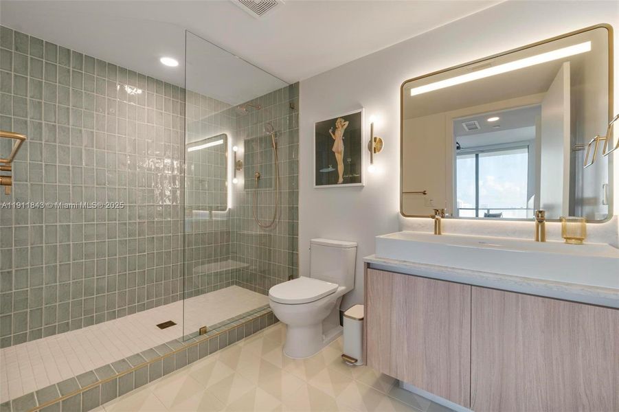 Furnished interior view inside a new home in , Miami (Image 5).