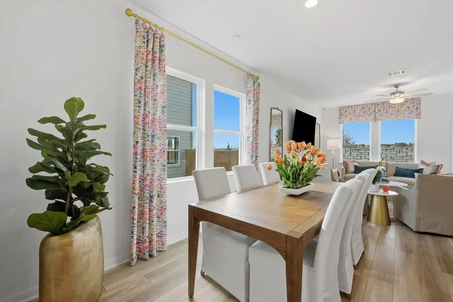 Furnished interior view inside a new home in Longview, Del Valle (Image 9).