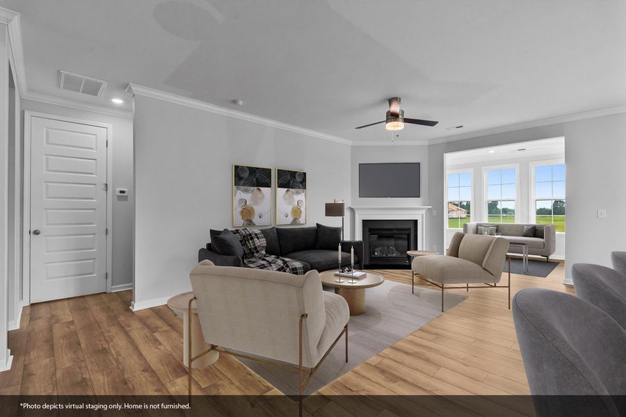 Furnished interior view inside a new home in Lilah Grove, Summerfield (Image 8).
