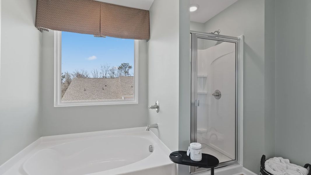 Furnished interior view inside a new home in Bowers Farm Townhomes, McDonough (Image 23).