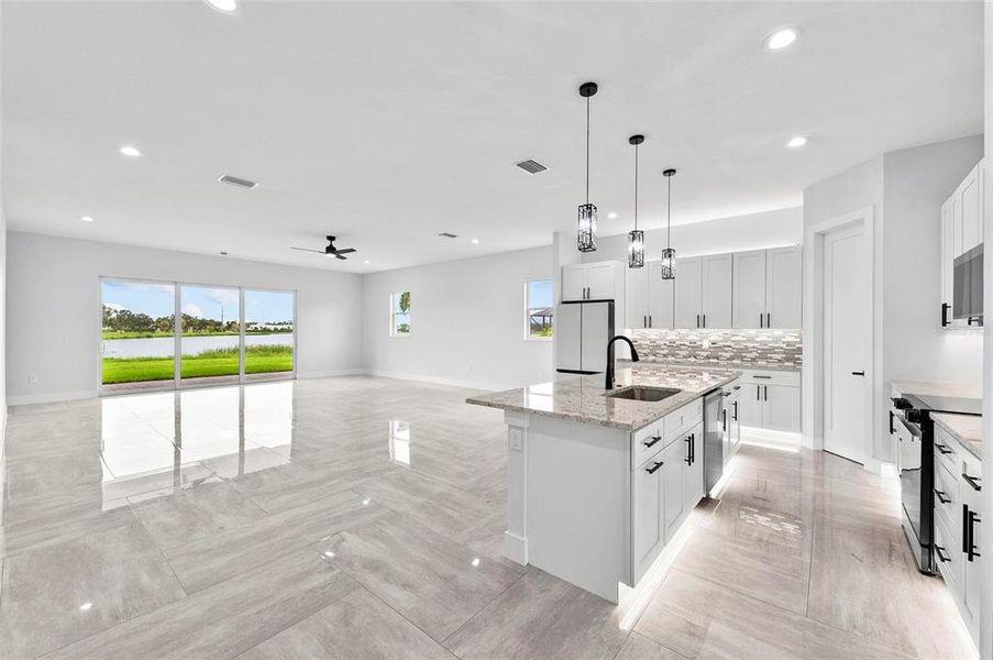 Furnished interior view inside a new home in , Palmetto (Image 7).