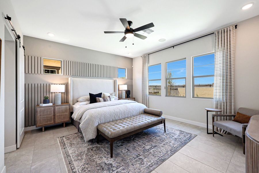 Representative furnished interior of a home built from the Sage by Mattamy Homes in Empire Pointe, Queen Creek (Image 34).