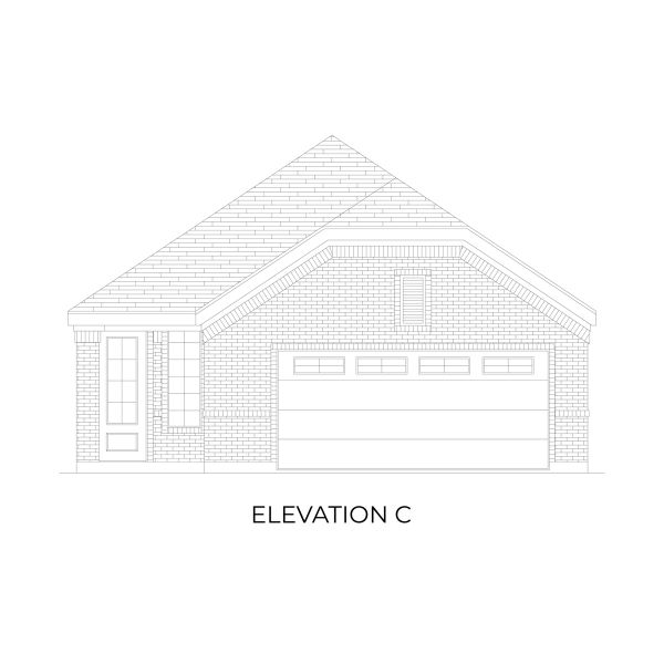 Representative rendering of the exterior for the Pierce F by First Texas Homes (Image 5).