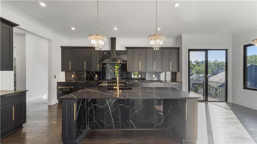 Furnished interior view inside a new home in , Marietta (Image 17).