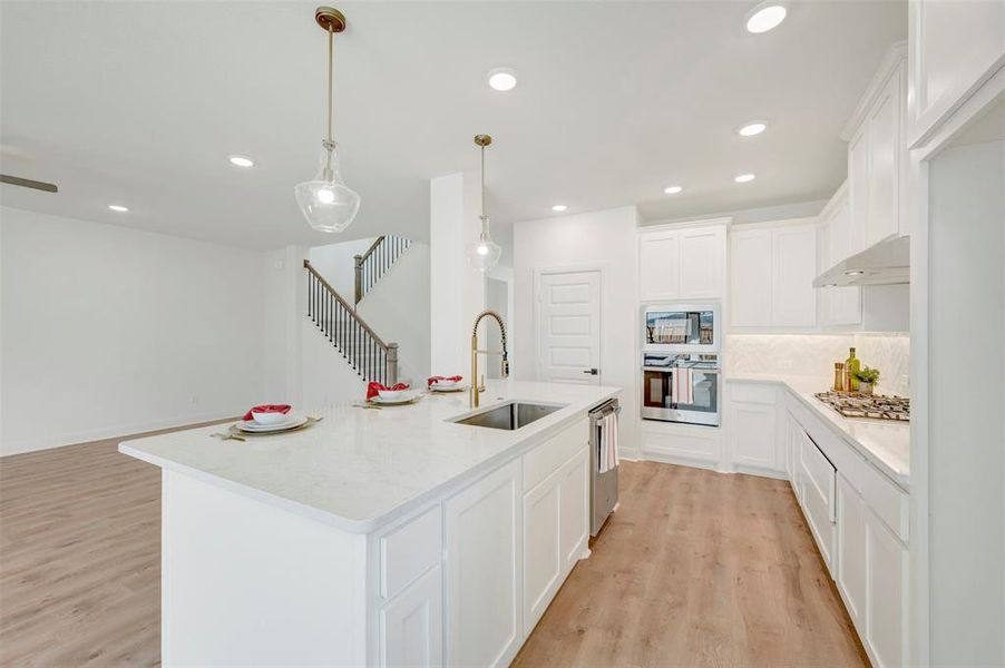 Furnished interior view inside a new home in Talia – Garden Series, Mesquite (Image 11).