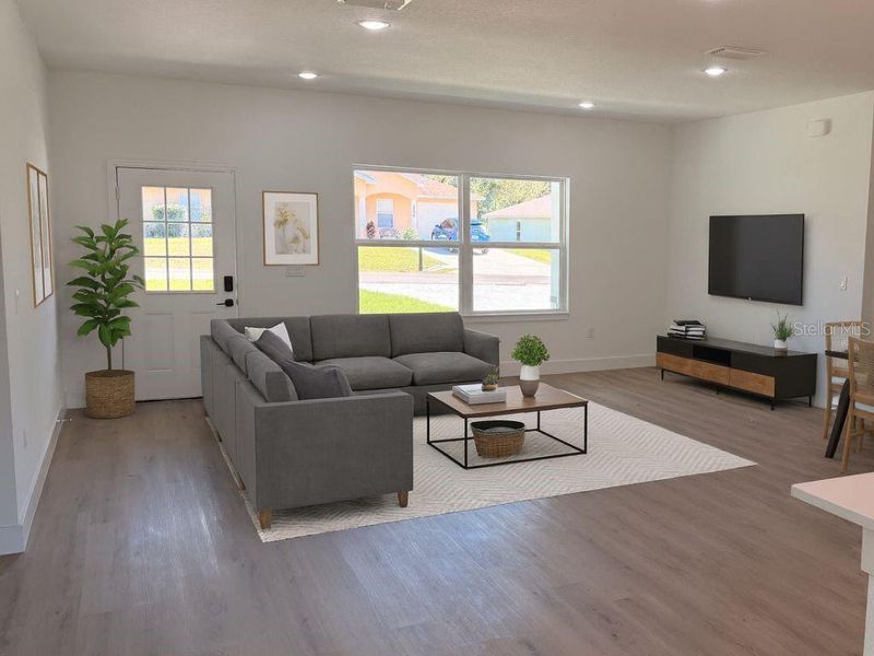Furnished interior view inside a new home in , Citrus Springs (Image 7). Furnished interior view inside a new home in , Citrus Springs (Image 7).