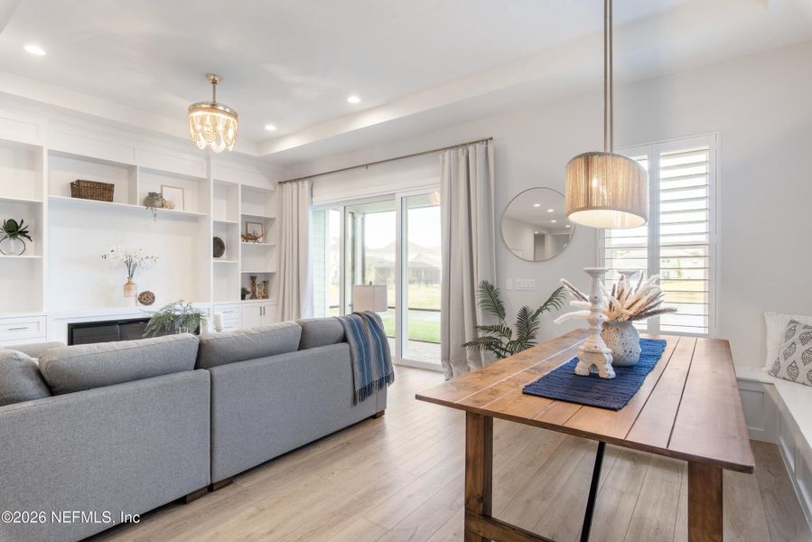 Furnished interior view inside a new home in , Ponte Vedra (Image 12).