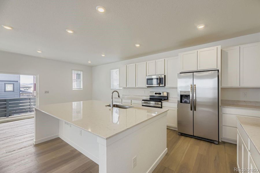 Furnished interior view inside a new home in Sterling Ranch, Littleton (Image 6).