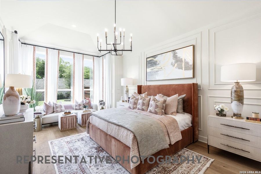 Furnished interior view inside a new home in La Cima, San Marcos (Image 10).