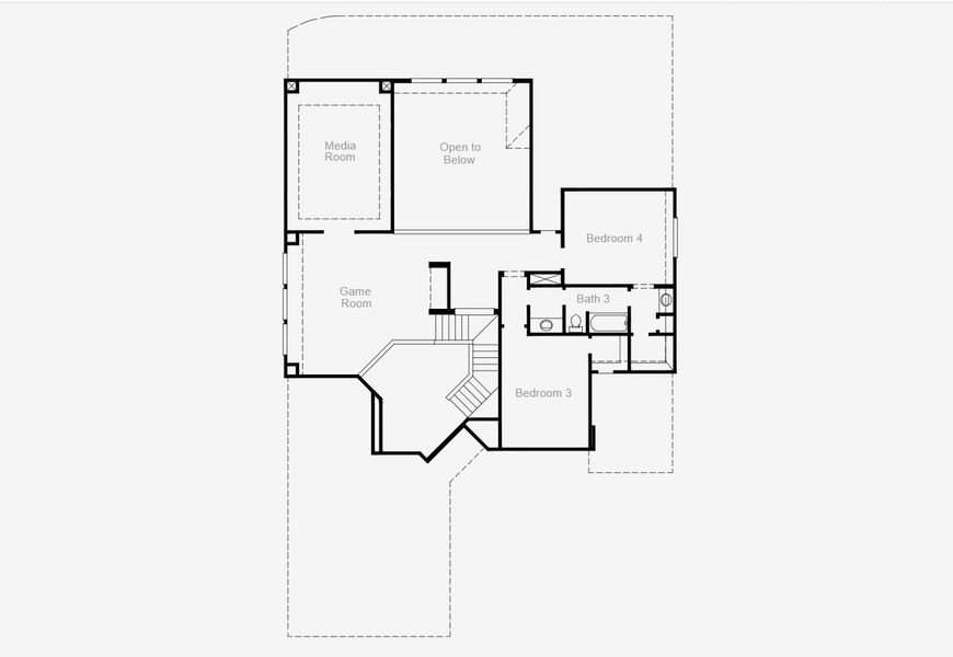 2D floor plan layout for the Wiergate (3810-HM-50) by Coventry Homes in Candela 60', Richmond, TX (Image 3). 2D floor plan layout for the Wiergate (3810-HM-50) by Coventry Homes in Candela 60', Richmond, TX (Image 3).
