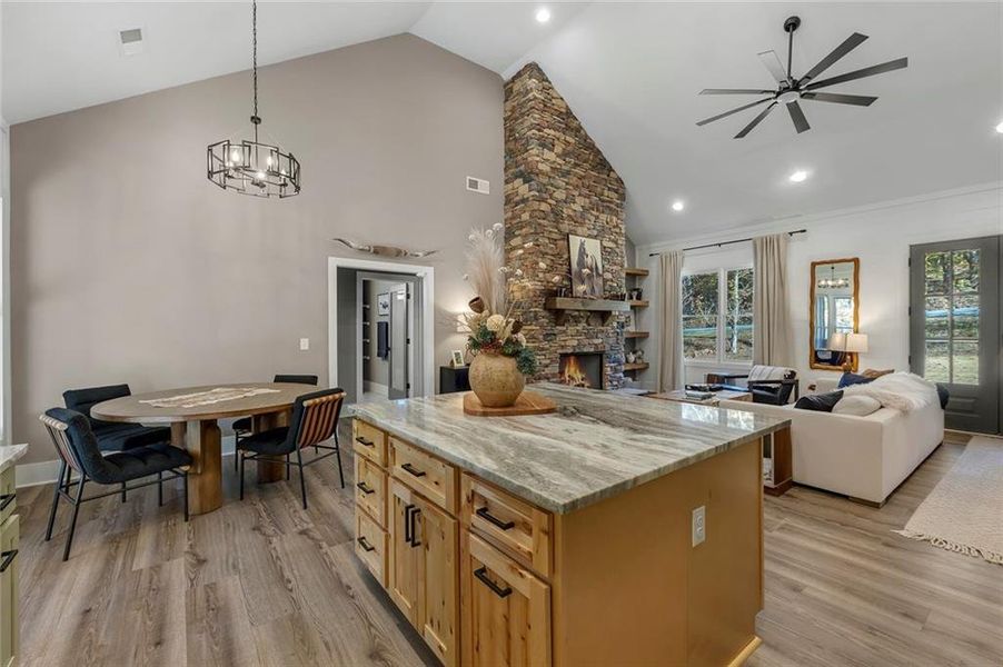 Furnished interior view inside a new home in , Talking Rock (Image 13).
