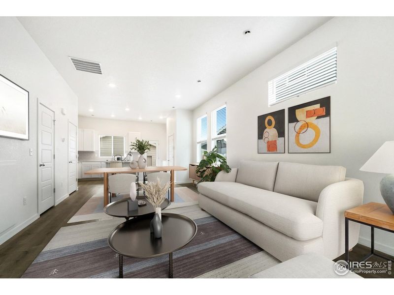 Furnished interior view inside a new home in Liberty Draw, Evans (Image 5).
